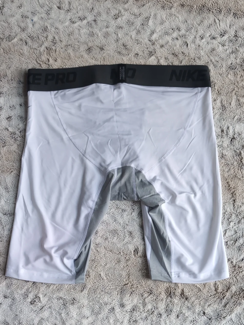 Nike Pro NBA Team Issued White Compression Shorts